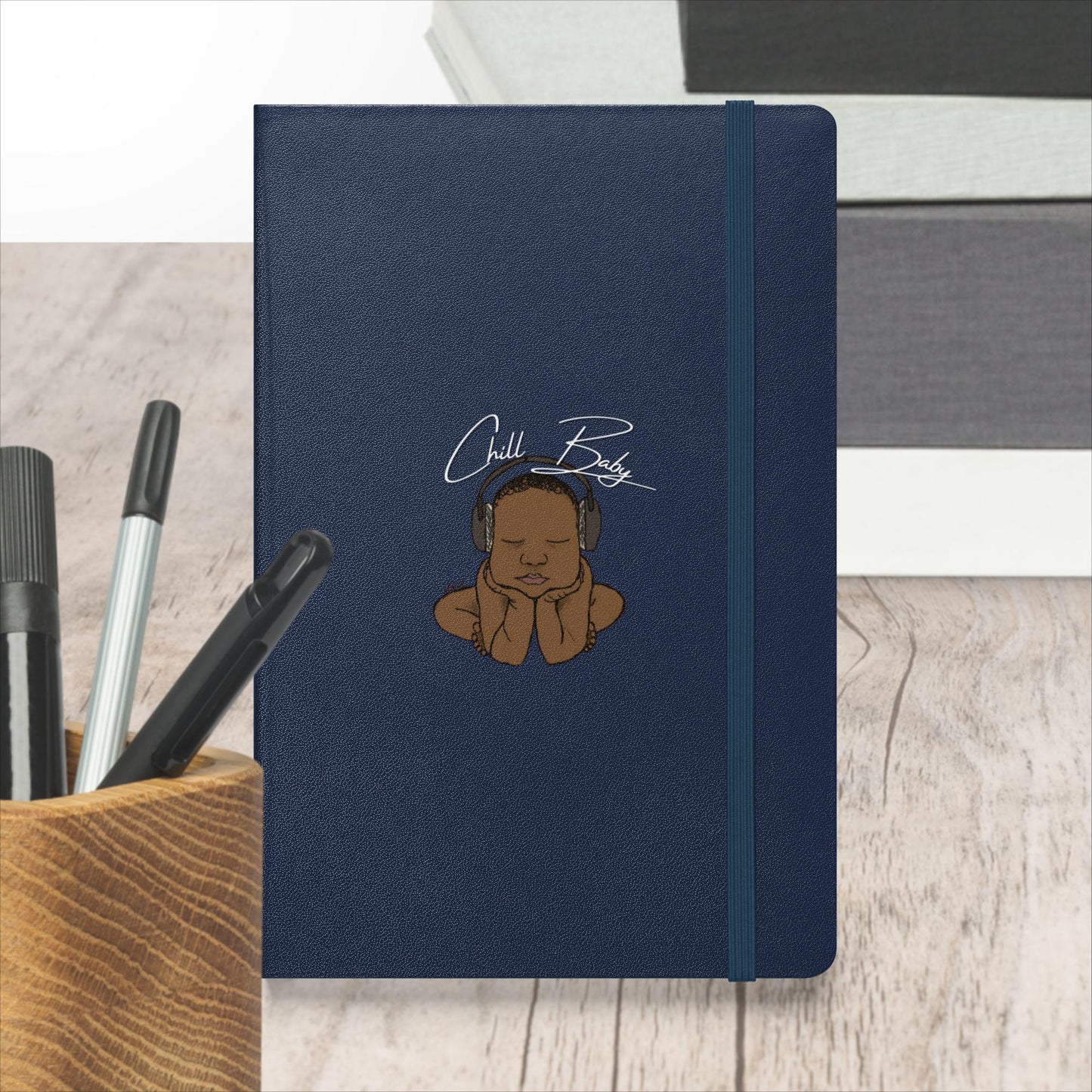 Hardcover bound notebook