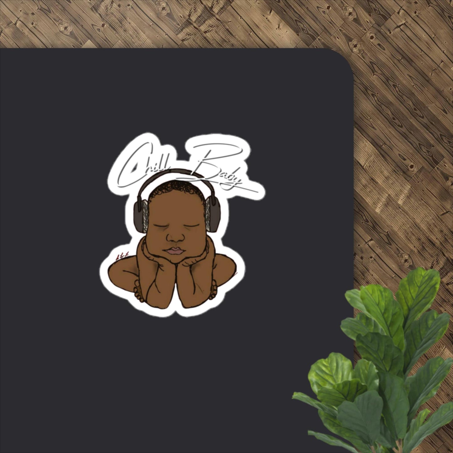 Chill Baby Bubble-free stickers