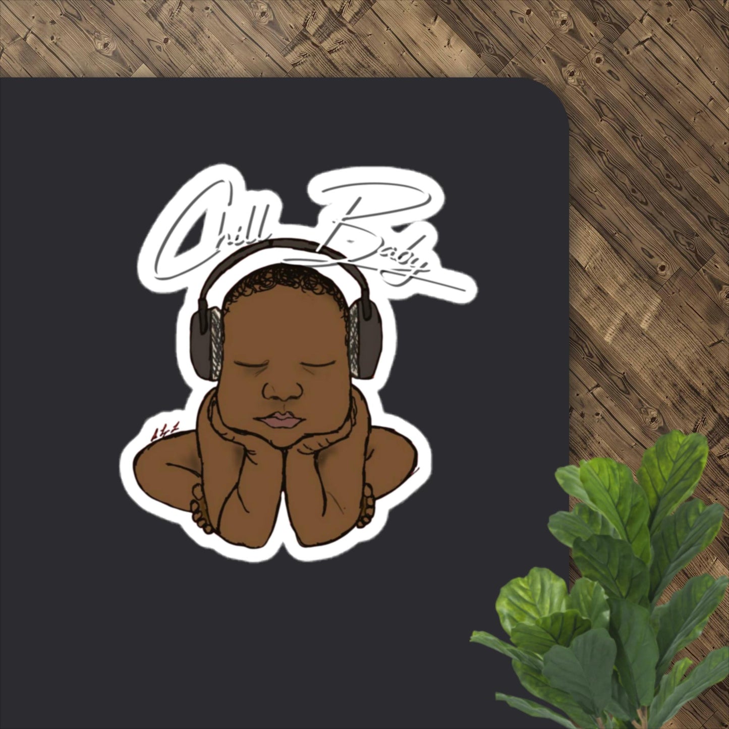 Chill Baby Bubble-free stickers