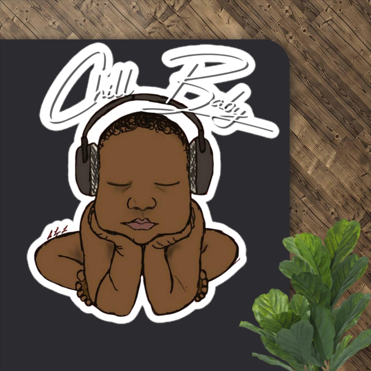 Chill Baby Bubble-free stickers