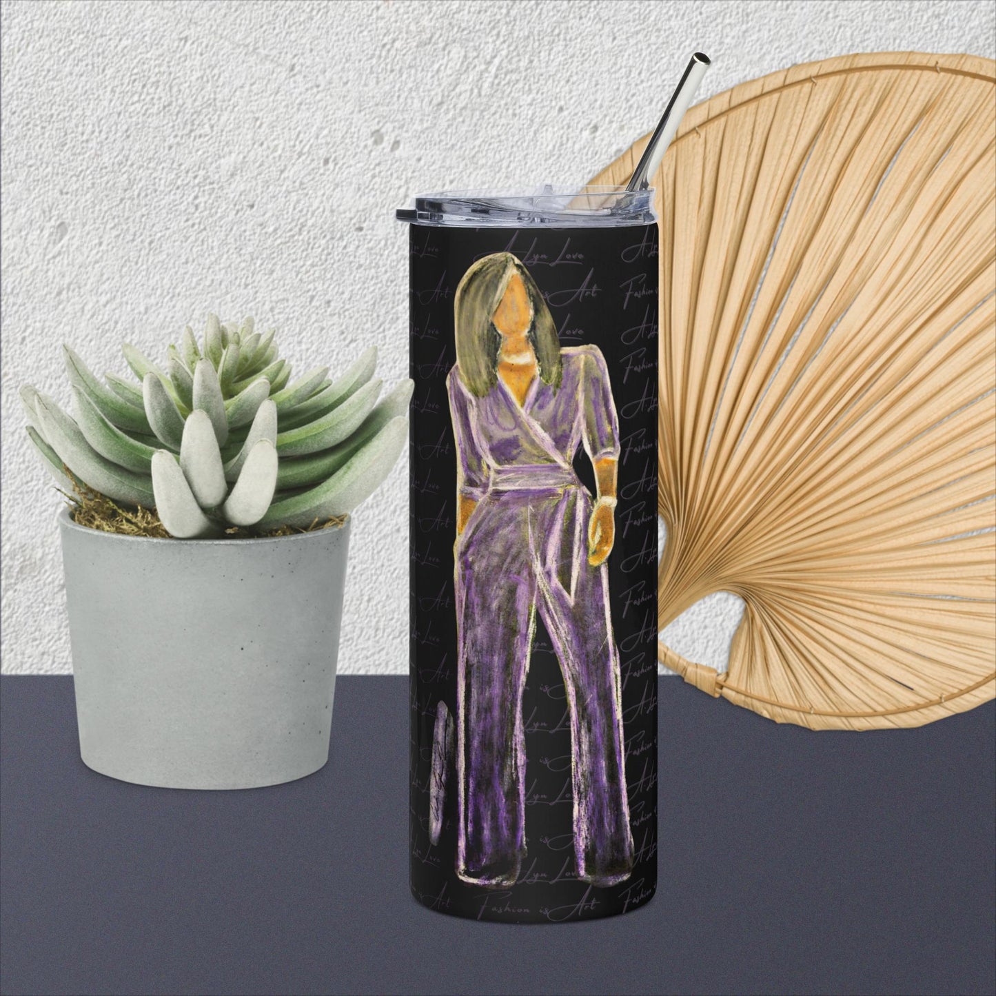 Purple Fashion Stainless steel tumbler