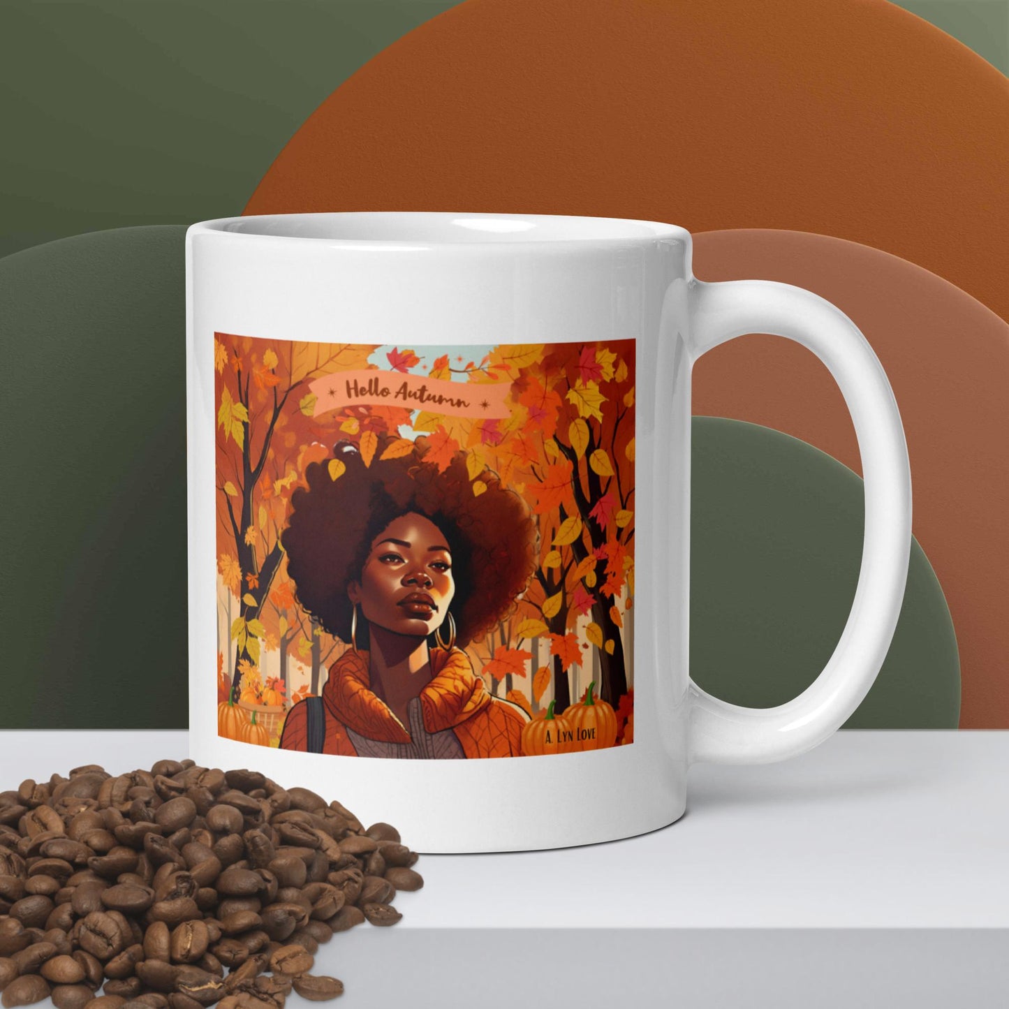 “Hello Autumn” mug