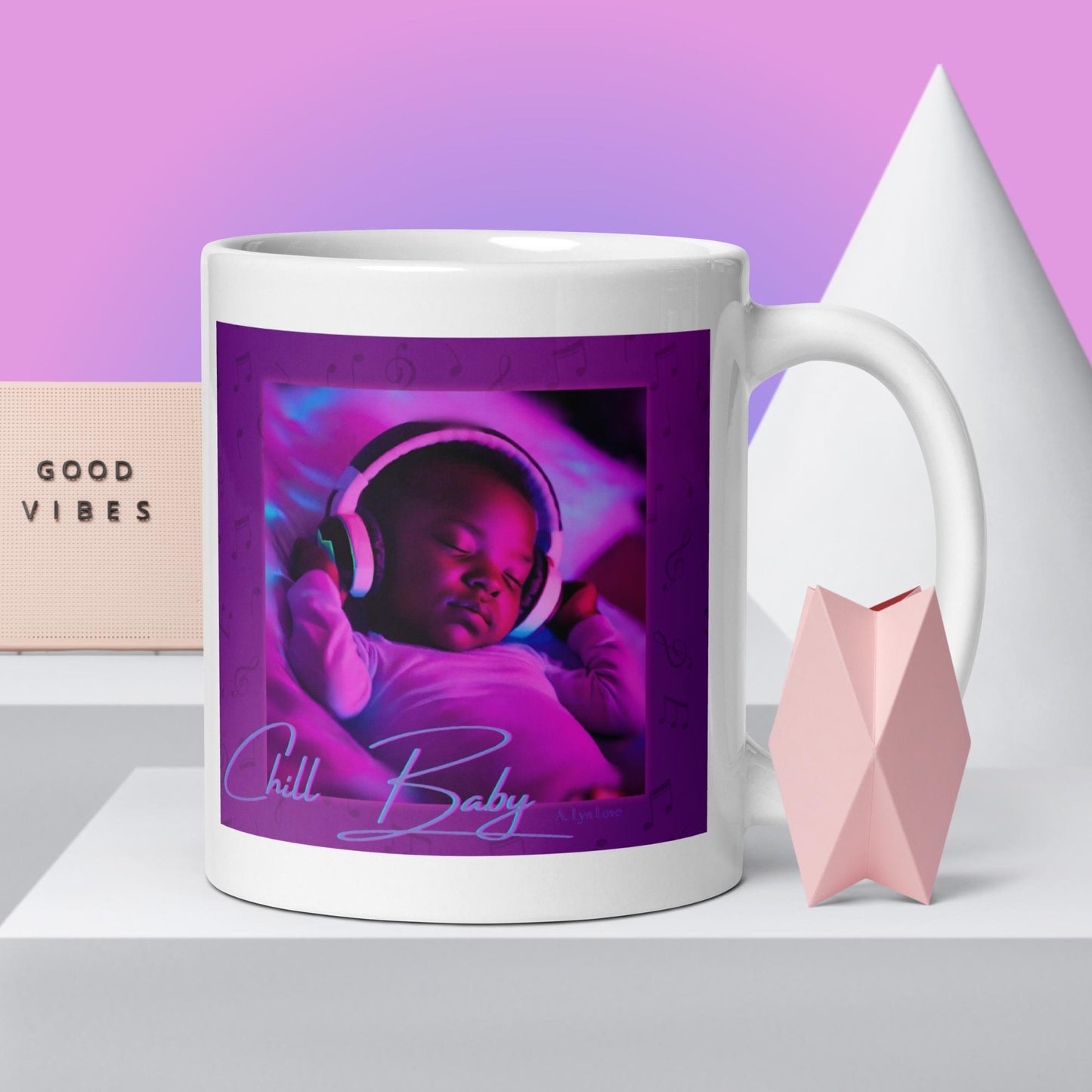 Chill Baby neon mug