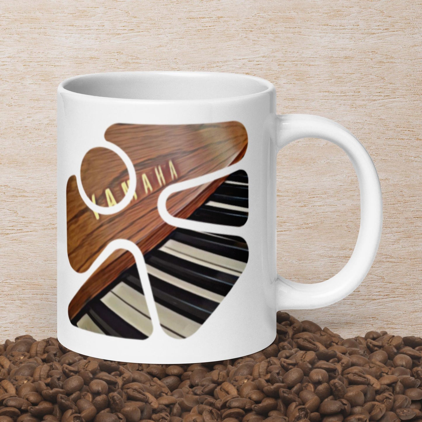 Piano photo mug